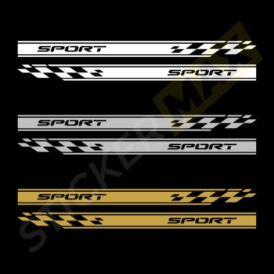 Странични Ленти за Автомобил "Sport" - Тунинг Дизайн!