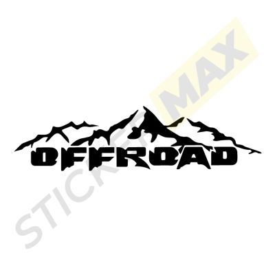 Стикер за офроуд автомобили - Планински стикер!