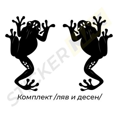 Стикер за кола - Жаба 🐸✨