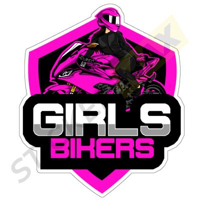 Стикер - "Girls Bikers" 